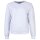 A|X ARMANI EXCHANGE womens sweatshirt - round neck, logo embroidery, material mix White XS (X-Small)