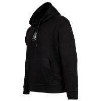 A|X ARMANI EXCHANGE Herren Hoodie - Sweatshirt, Kapuze, Logo, Baumwoll-Mix Schwarz S