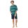 hajo Men Pyjamas - short, Klima-Light, round neckline, shorty Blue/Green 2XL (XX-Large)