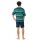 hajo Men Pyjamas - short, Klima-Light, round neckline, shorty Blue/Green 2XL (XX-Large)