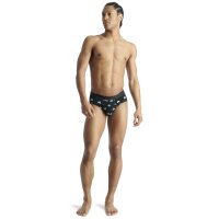 adidas mens briefs, 3-pack - Briefs, Active Flex Cotton, logo, solid colour Black/White/Blue 2XL (XX-Large)