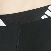 adidas Herren Boxershorts, 3er Pack - Trunks, Active Flex Cotton, Logo, einfarbig Schwarz XL