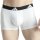 adidas Herren Boxershorts, 3er Pack - Trunks, Active Flex Cotton, Logo, einfarbig Schwarz/Weiß/Grau 2XL