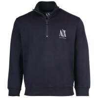 A|X ARMANI EXCHANGE mens sweatshirt with stand-up collar...