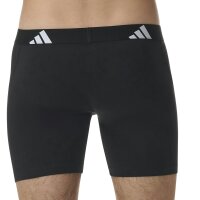 adidas mens boxer shorts, 3-pack - Boxer Briefs, Active Flex Cotton, Logo Black M (Medium)