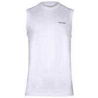 A|X ARMANI EXCHANGE Herren Tank Top - Shirt, ärmellos, Rundhals, Logo, Baumwolle Weiß L