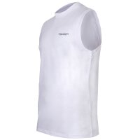 A|X ARMANI EXCHANGE Herren Tank Top - Shirt, ärmellos, Rundhals, Logo, Baumwolle Weiß L