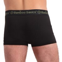 Bamboo basics Herren Boxer Shorts, 6er Pack - LIAM Trunks, atmungsaktiv, Jersey Schwarz XL