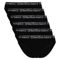 Bamboo basics Damen Slips YARA, 6er Pack - Logo-Bund,...