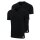 adidas Men T-shirts, 2-pack - V-Neck Shirt Active Flex Cotton, V-neck, solid colour Black S (Small)
