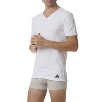 adidas Men T-shirts, 2-pack - V-Neck Shirt Active Flex Cotton, V-neck, solid colour White 2XL (XX-Large)