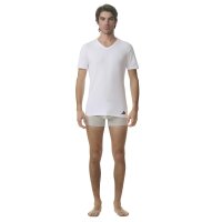 adidas Men T-shirts, 2-pack - V-Neck Shirt Active Flex Cotton, V-neck, solid colour White 2XL (XX-Large)