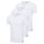 adidas Men T-Shirt, 3-pack - V-Neck Shirt, Active Core Cotton, solid colour White S (Small)