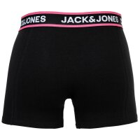 JACK&JONES mens boxer shorts, pack of 10 - JACLIMES SOLID TRUNKS 10 PACK, cotton stretch, logo Black S (Small)