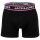 JACK&JONES Herren Boxershorts, 10er Pack - JACLIMES SOLID TRUNKS 10 PACK, Baumwoll-Stretch, Logo Schwarz S