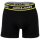 JACK&JONES Herren Boxershorts, 10er Pack - JACLIMES SOLID TRUNKS 10 PACK, Baumwoll-Stretch, Logo Schwarz S