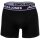JACK&JONES mens boxer shorts, pack of 10 - JACLIMES SOLID TRUNKS 10 PACK, cotton stretch, logo Black S (Small)