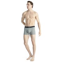 adidas mens boxer shorts, 3-pack - trunks, Active Micro Flex Eco, logo, single-coloured Black/Grey 2XL (XX-Large)