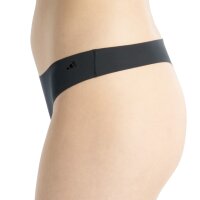 adidas Damen Strings, 3er Pack - Thongs, Active Light Flex , Unterwäsche, Logo Schwarz XS