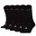 HEAD unisex socks, 5-pack - ELEMENTS ALL SPORTS CREW ECOM, solid color Black 43-46 (UK 9-11)