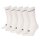 HEAD Unisex Socken, 5er Pack - ELEMENTS ALL SPORTS CREW ECOM, einfarbig Weiß 43-46
