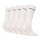 HEAD unisex socks, 5-pack - ELEMENTS ALL SPORTS CREW ECOM, solid color White 43-46 (UK 9-11)