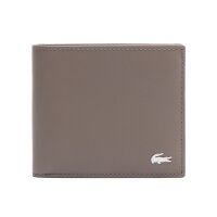 LACOSTE Herren Geldbörse, echtes Leder - M Billfold Coin, 9,5x11,5x3cm (HxLxB) Hellbraun