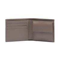 LACOSTE Herren Geldbörse, echtes Leder - M Billfold Coin, 9,5x11,5x3cm (HxLxB) Hellbraun