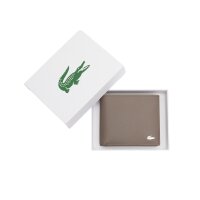 LACOSTE Herren Geldbörse, echtes Leder - M Billfold Coin, 9,5x11,5x3cm (HxLxB) Hellbraun