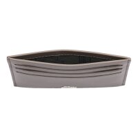 LACOSTE Herren Kreditkartenhülle, echtes Leder - Credit Card Holder, 7,5x11x1cm (HxLxB) Hellbraun