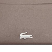 LACOSTE Herren Kreditkartenhülle, echtes Leder - Credit Card Holder, 7,5x11x1cm (HxLxB) Hellbraun