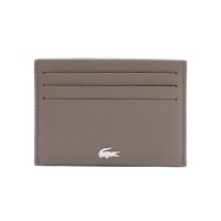 LACOSTE Mens Credit Card Holder, genuine leather - Credit Card Holder, 7,5x11x1cm (HxLxW) Light brown