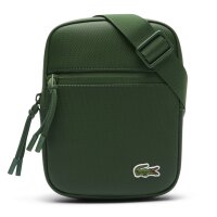 LACOSTE Herren Umhängetasche - S Flat Crossover Bag, 21x16x3,5cm (HxBxT) Grün