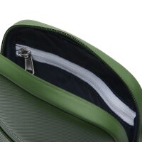 LACOSTE Herren Umhängetasche - S Flat Crossover Bag, 21x16x3,5cm (HxBxT) Grün