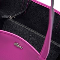 LACOSTE ladies reversible bag with pochete - Shopping Bag, 35x30x14cm (WxHxD), multicoloured Pink/Black
