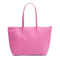 LACOSTE Damen Handtasche mit Reißverschluss - Zip Tote Bag, 30x35x14cm (BxHxT) Pink (Malva)