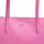 LACOSTE Ladies Handbag with Zip - Shopping Bag, 30x35x14cm (WxHxD) Pink (Malva)