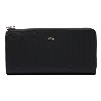 LACOSTE Damen Geldbörse - DAILY City Long Wallet, 9,5x19x3cm (HxBxT) Schwarz
