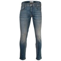 REPLAY Herren Jeans - Hyperflex Stretch ANBASS, Stretch Denim, Länge 32, Slim Fit Hellblau 29W/32L