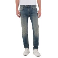 REPLAY Herren Jeans - Hyperflex Stretch ANBASS, Stretch Denim, Länge 32, Slim Fit Hellblau 30W/32L
