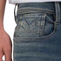 REPLAY Mens Jeans - Hyperflex Stretch ANBASS, Stretch Denim, Length 32, Slim Fit Light Blue 33W/32L