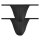 HOM Men G-String 2 pack - Plume, light as a Feather BLACK (BLACK) 5 (M)