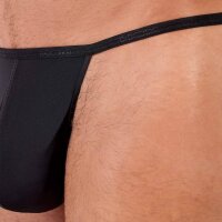 HOM Herren G-String 2er Pack - Plume, federleicht Schwarz (Black) 4 (Small)