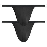 HOM Men G-String 2 pack - Plume, light as a Feather BLACK (BLACK) 4 (S)