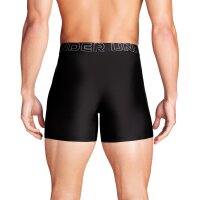 UNDER ARMOUR Herren Boxershorts, 6er Pack - Performance Tech Boxer Briefs Solid 6 in, Stretch, einfarbig Schwarz M