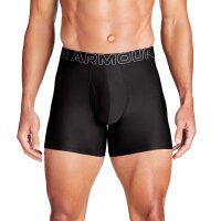 UNDER ARMOUR mens boxer shorts, 6-pack - Performance Tech Boxer Briefs Solid 6 in, stretch, solid color Black M (Medium)