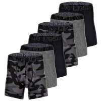 UNDER ARMOUR Mens Boxer Shorts, 6-Pack - Performance Tech...