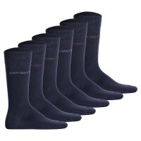 EMPORIO ARMANI Herren Socken, 6er Pack - CASUAL COTTON, Kurzsocken, One Size