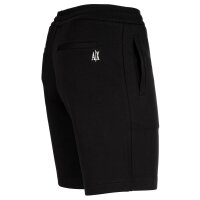 A|X ARMANI EXCHANGE Herren Sweatshorts - Loungewear, kurze Hose, Baumwoll-Mix, uni Schwarz S