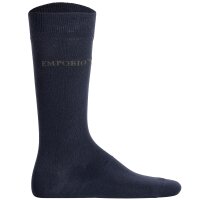 EMPORIO ARMANI Herren Socken, 6er Pack - CASUAL COTTON, Kurzsocken, One Size Marine 40-45